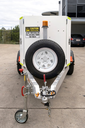 SERVICE TRAILER iFUEL Self Bunded Low Profile Dual Axle Front View